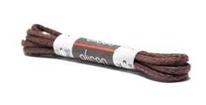 Sznurowadła 75 cm Brązowe Woskowane plecionka Kordy 2 mm