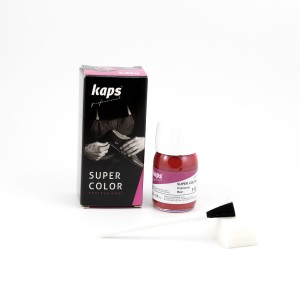 Farba do Skóry Naturalnej i Syntetycznej Kaps® Super Color - Czarny 118 (25 ml)