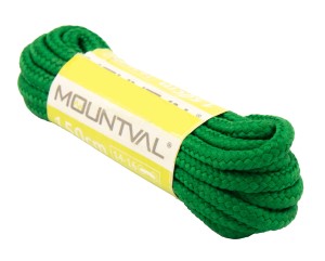 Mocne, wzmacniane sznurowadła trekkingowe 90 cm zielone