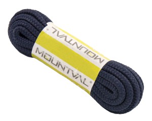 Mocne, wzmacniane sznurowadła trekkingowe 90 cm granatowe